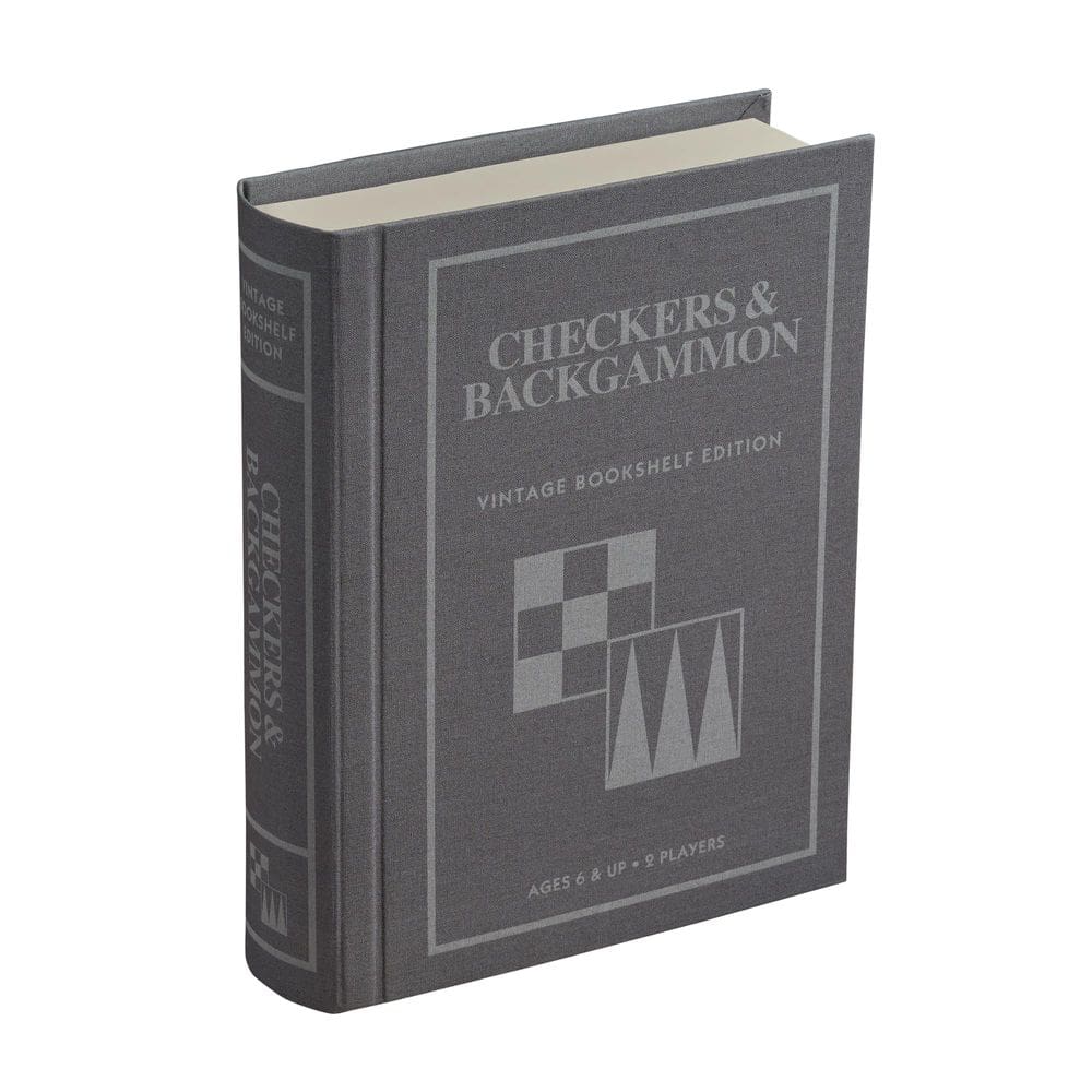 Jogo de tabuleiro WS Game Company Checkers and Backgammon Vintage