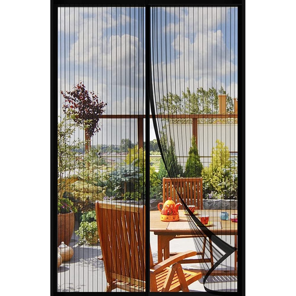 Porta de tela magnética Mdavo Black 40x240cm Heavy Duty