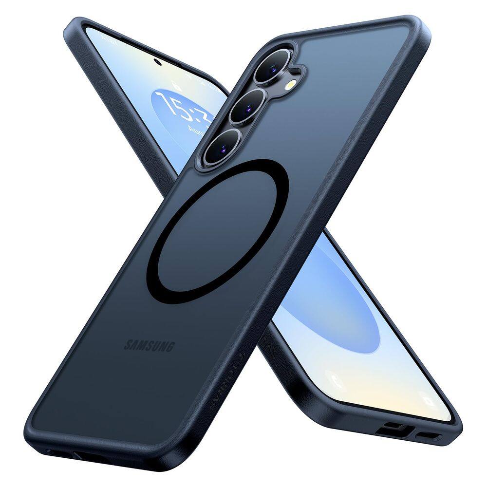 Capa de telefone TORRAS magnética à prova de choque para Samsung Galaxy S25