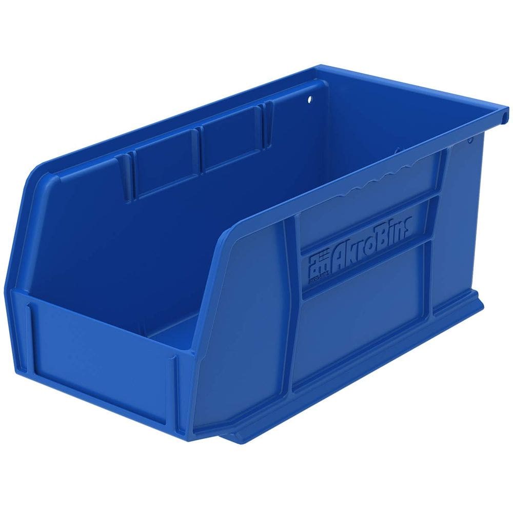 Caixas de armazenamento Akro-Mils 30230 AkRobins Plastic, pacote com 12 unidades, azuis