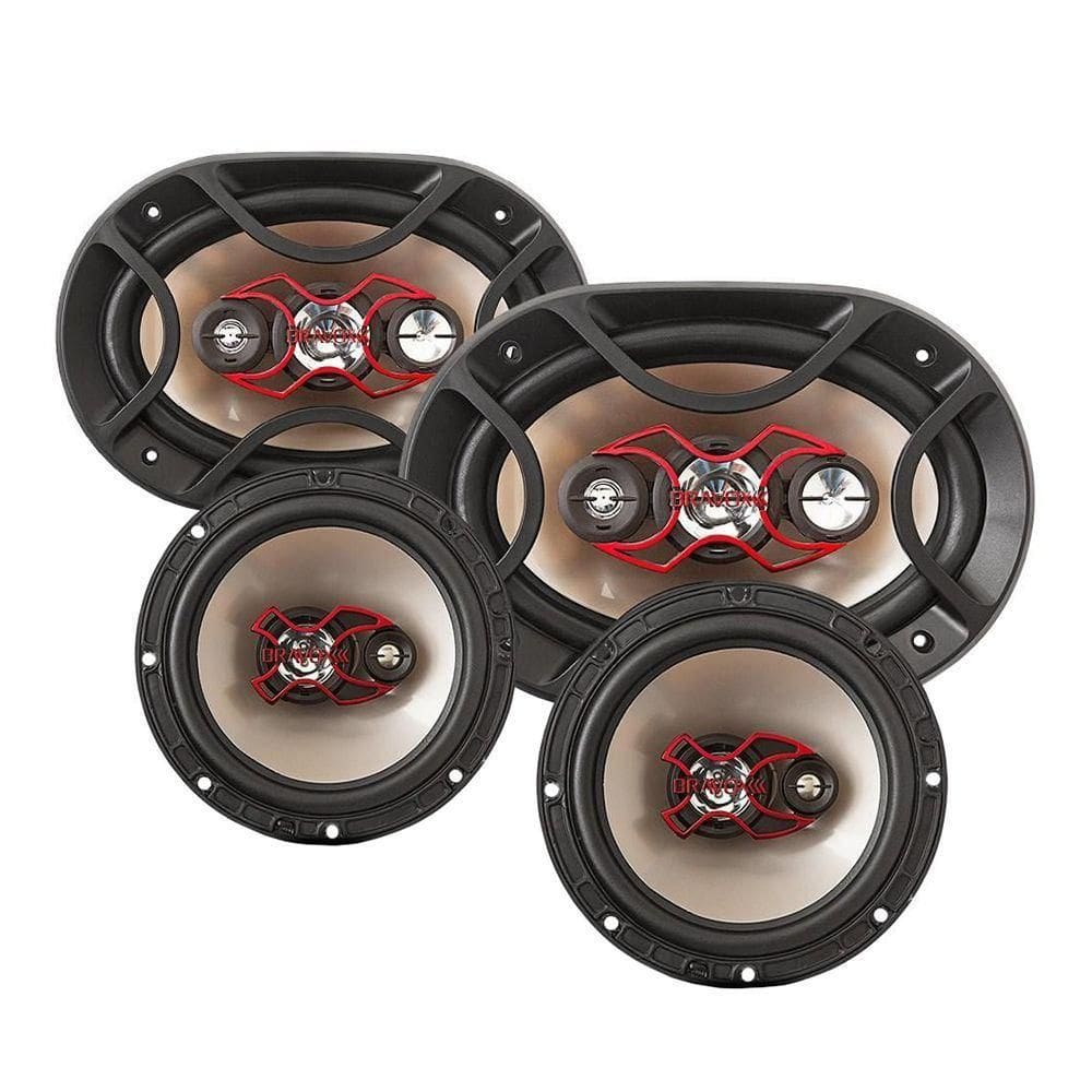 Alto Falante Bravox Kit Fácil 6x9 + 6 B3x60x 140w