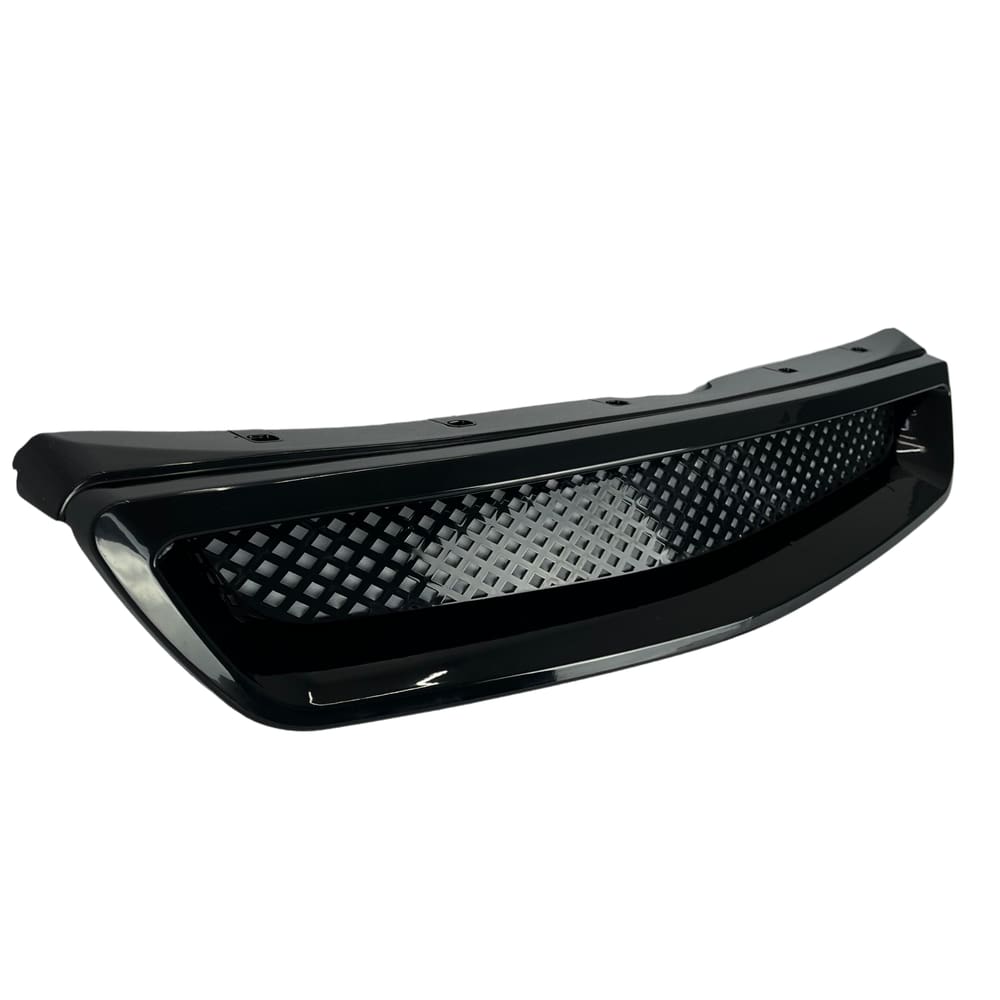 Grade Type R Honda Civic 99 a 2000 Black Piano Plástico Abs