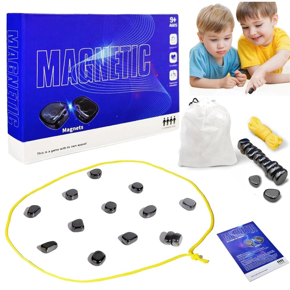 Jogo de xadrez magnético Remocc Multiplayer com bolsa de armazenamento