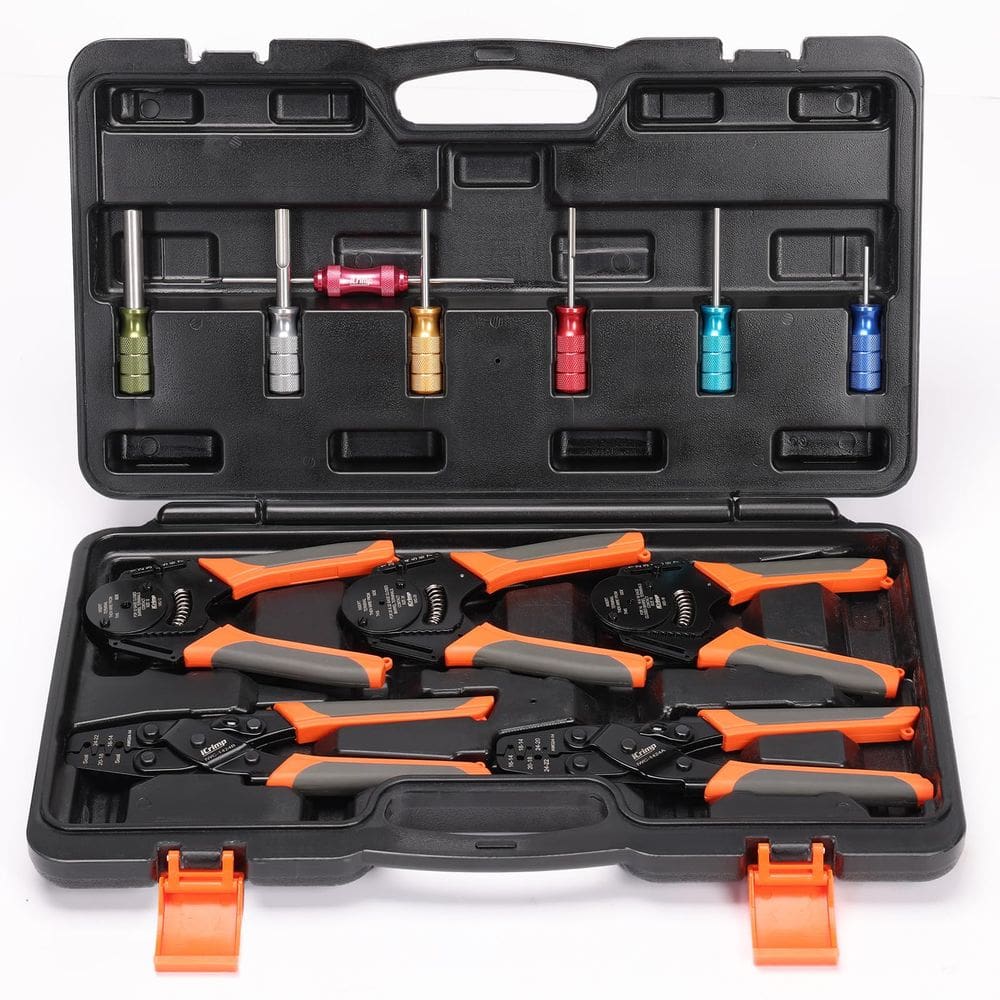 Kit de ferramentas iCrimp Closed Barrel Crimp Crimp Tool para Deutsch DT