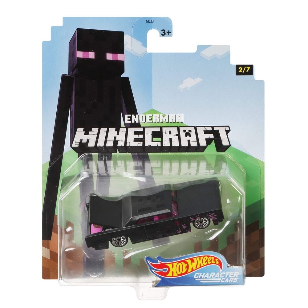 Carro de personagem Hot Wheels Minecraft Gaming 2020 Enderman 1/64
