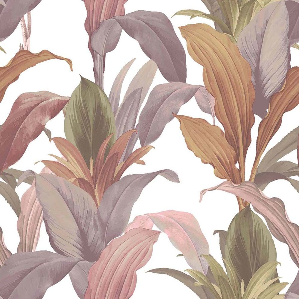 Papel de Parede Botany House Garden Lilas 15514