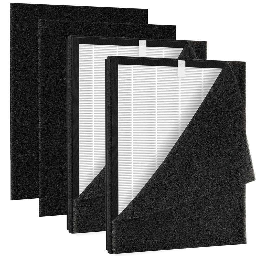 Pacote de 2 filtros purificadores de ar compatíveis com MOOKA KJ190L
