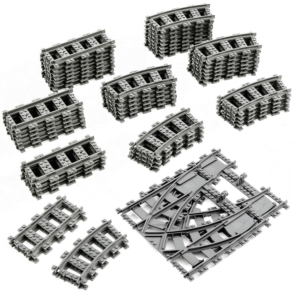 Trilhos de trem Mannidoo Classic City 54 Pieces Railroad