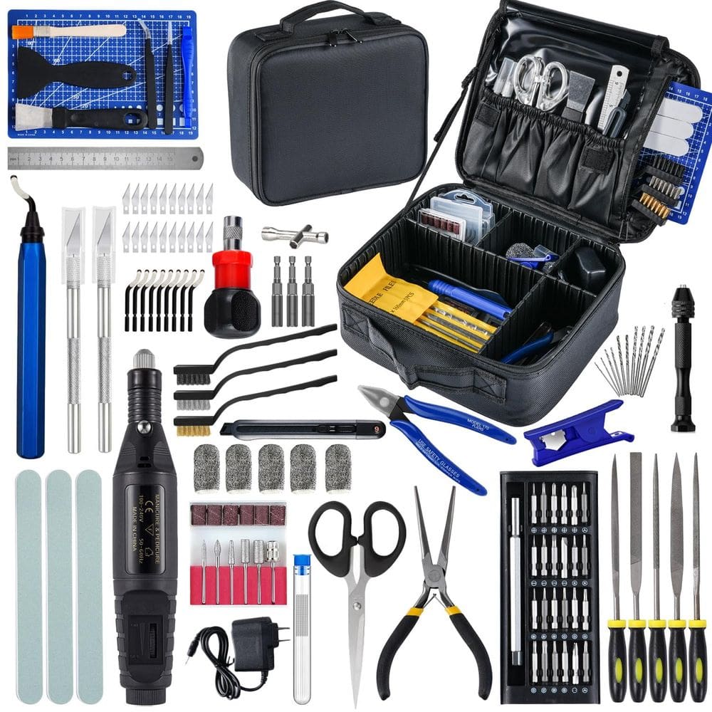 Ferramentas acessórias de impressão 3D AEORUM 124 unidades com bolsa de ferramentas