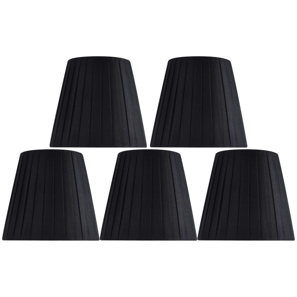Conjunto de abajures GO&SO Chandelier Black Linen 4x6x5cm (5 unidades)