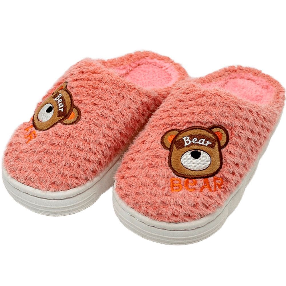 Pantufas Infantil Sapatos Chinelos De Inverno Ursinho Urso