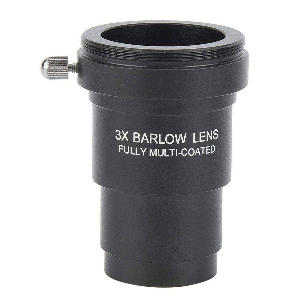 Lente Barlow Oumij 3X para telescópio astronômico de 1,25 polegadas