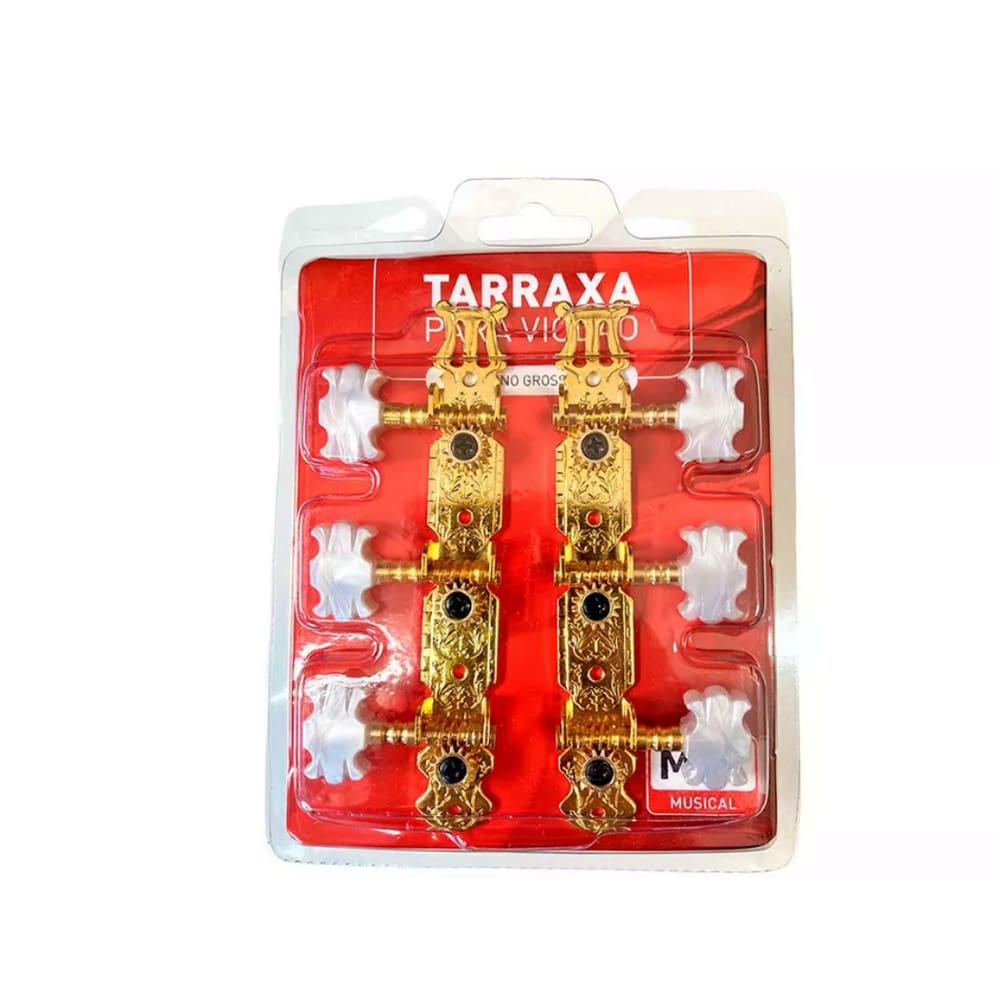 Tarraxa P/ Violao Nylon Pino Fino - Dourada