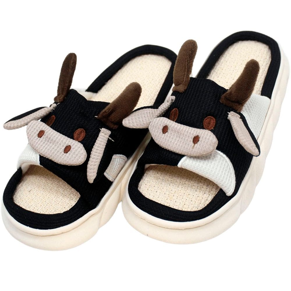 Pantufas Sapatos Chinelo De Inverno Vaquinha Pelúcia Macio