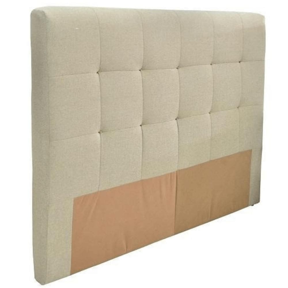 Cabeceira MH-2680 Herval Estofada Queen para Colchão 158 cm Linho Bege C