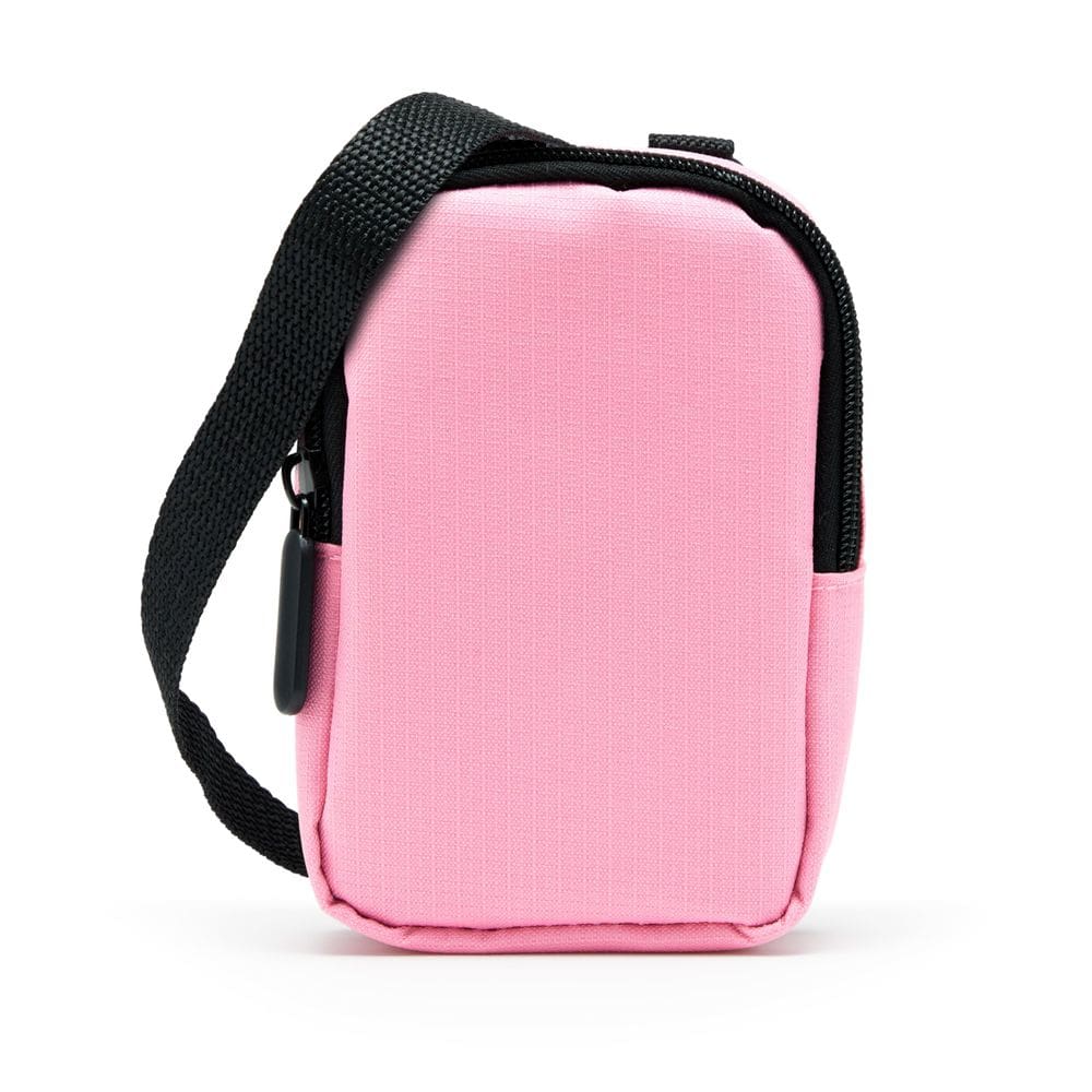 Estojo para câmera Zink Soft Small com bolso de papel fotográfico rosa