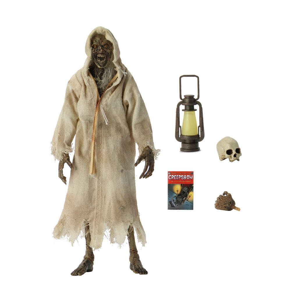 Boneco de ação NECA Creepshow The Creep de 7 polegadas com roupão de tecido