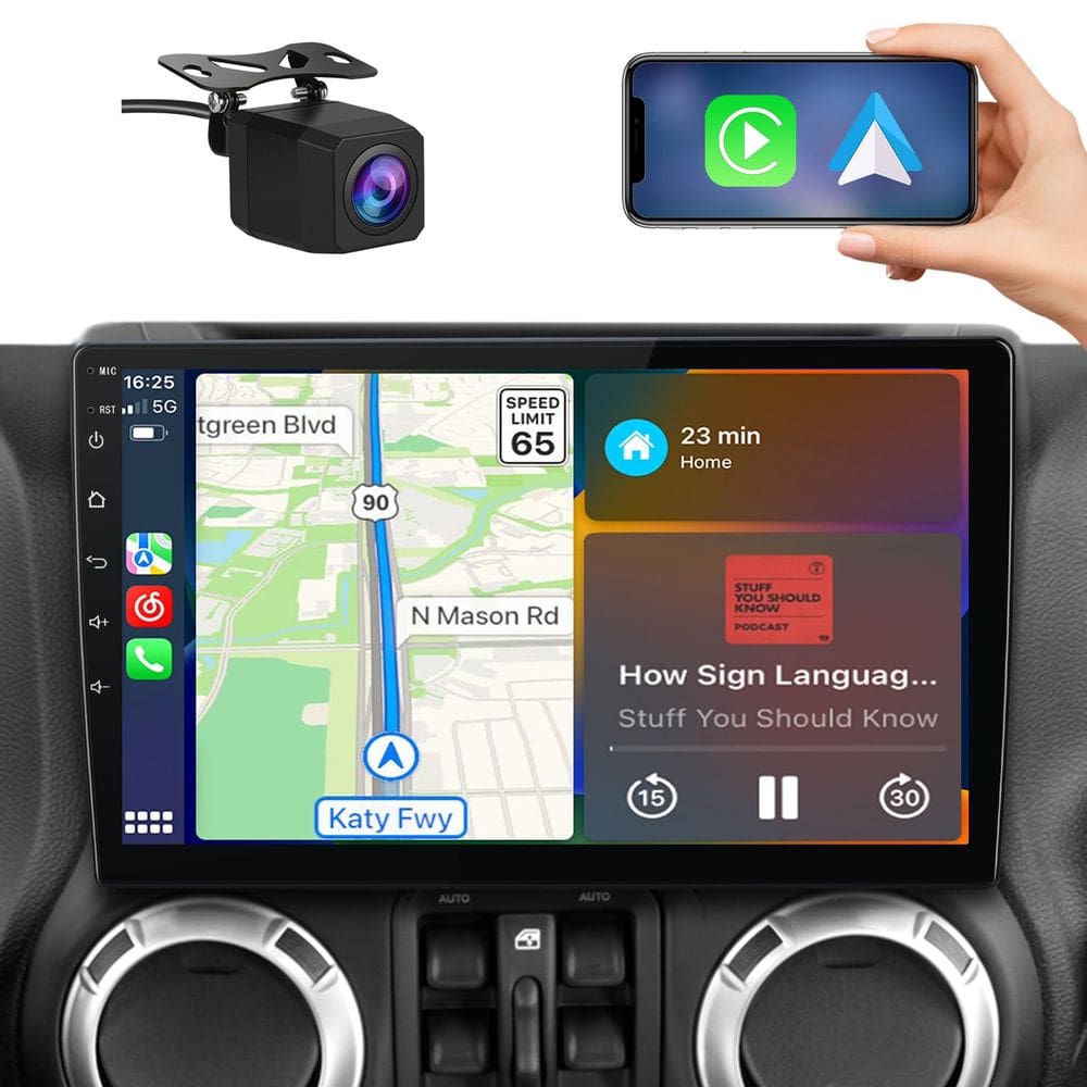 Rádio de carro Stereo j Junsun para Jeep Wrangler JK Compass