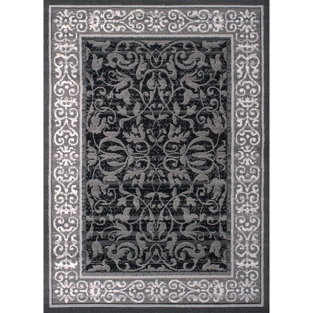 Tapete de chão United Weavers Dallas Baroness Grey 2,3 x 7,2 pés