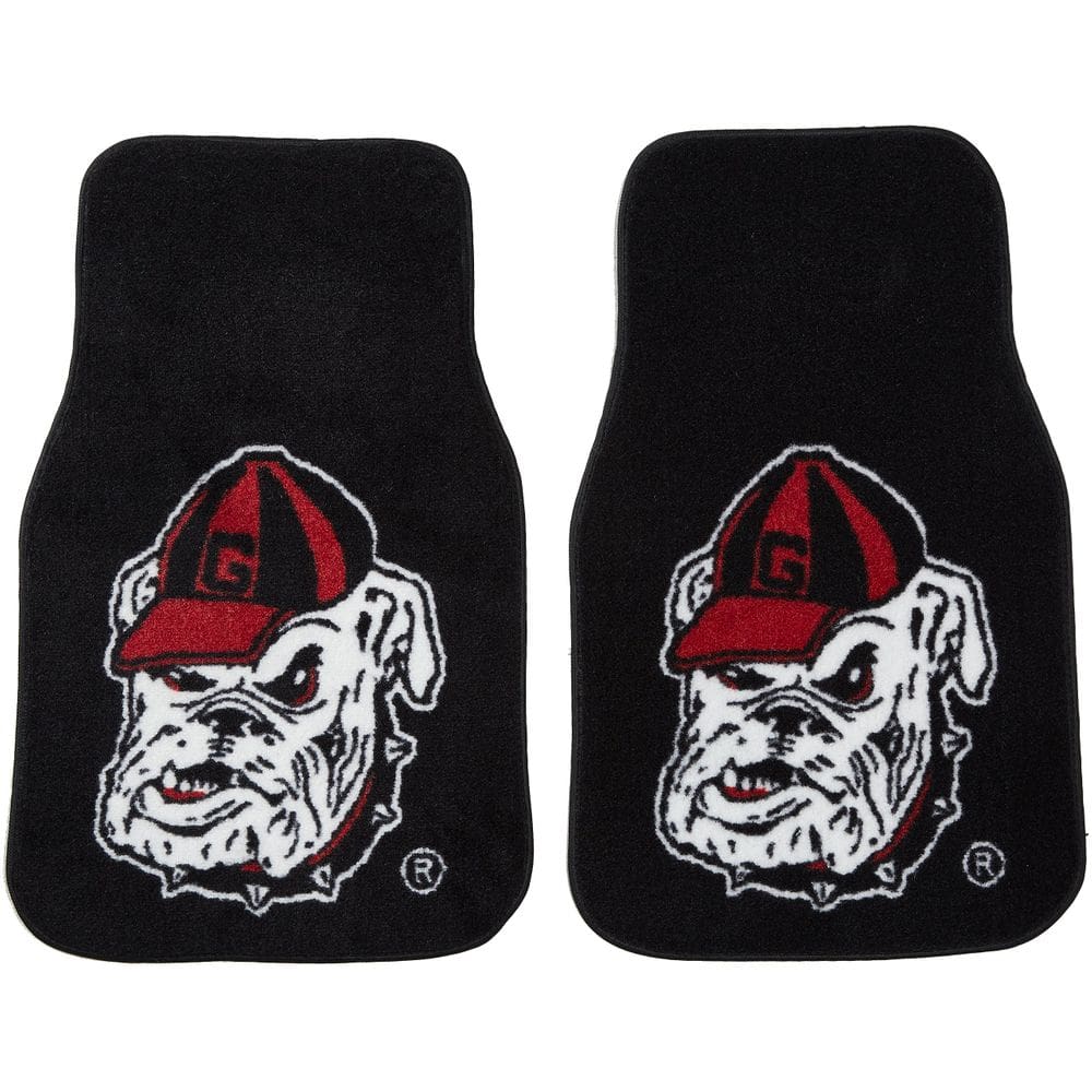 Tapete de carro FANMATS Georgia Carpeted Georgia Bulldog Logo