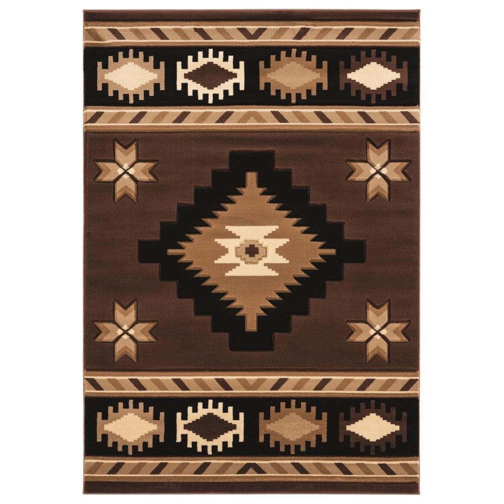 Tapete Runner United Weavers Bristol Caliente Castanho 80x225cm