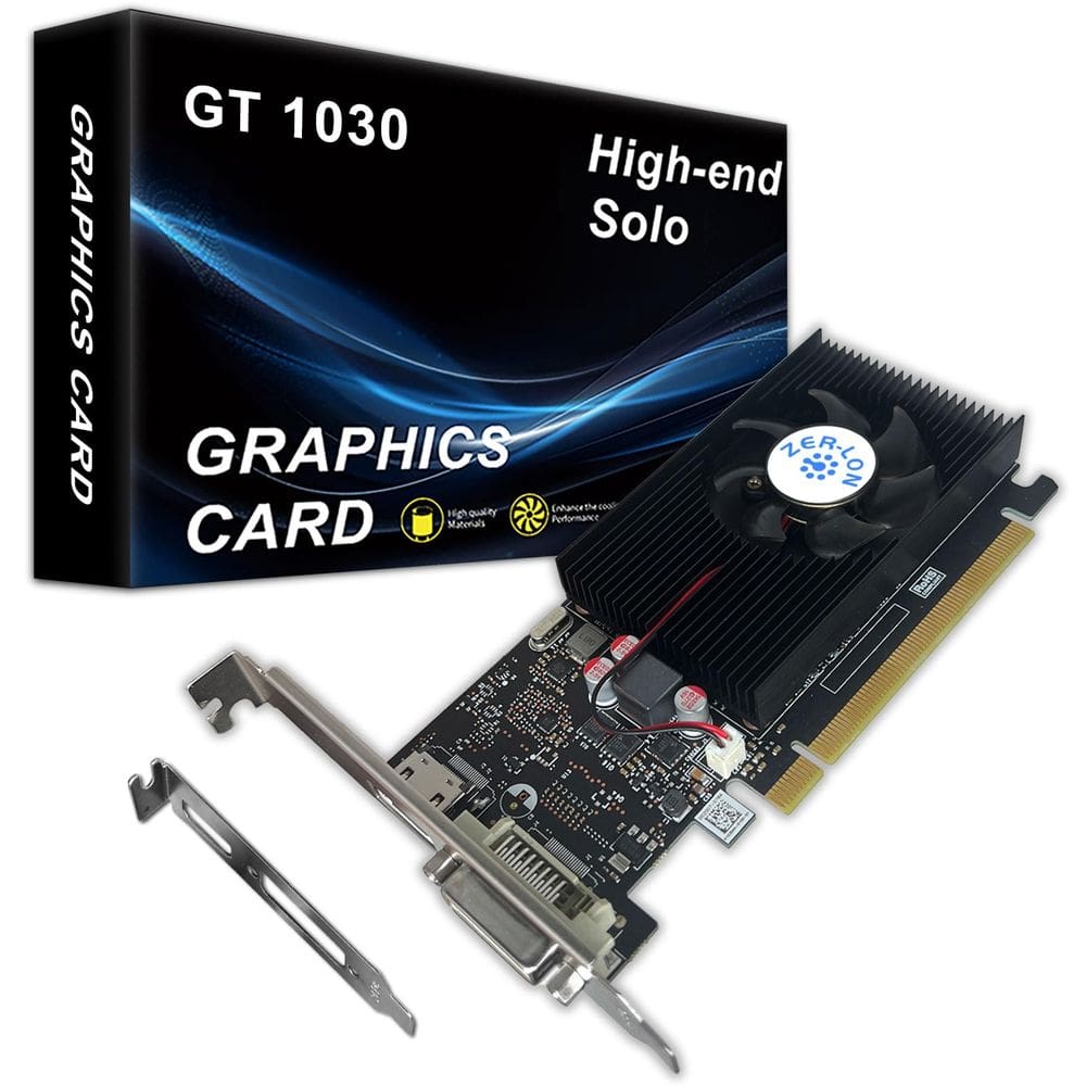 Placa gráfica ZER-LON GeForce GT 1030 4G Low Profile 4K
