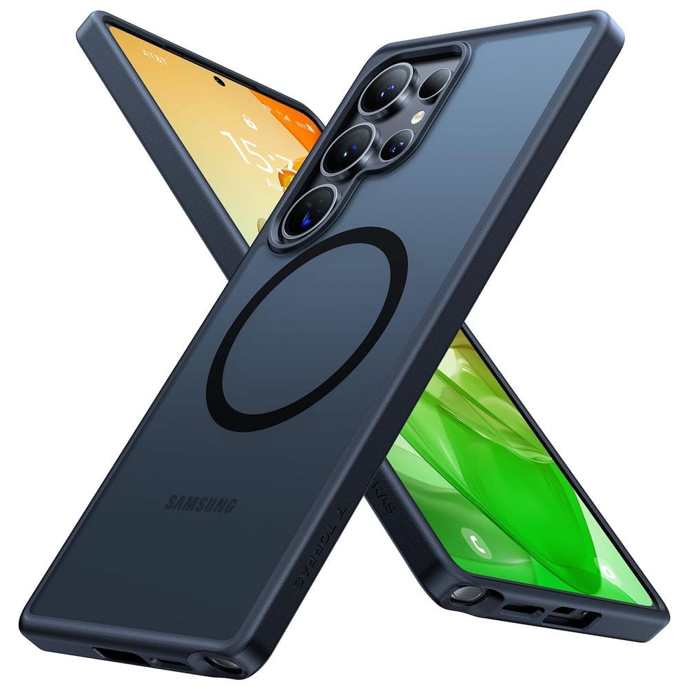 Capa de telefone TORRAS magnética à prova de choque para Samsung S25 Ultra