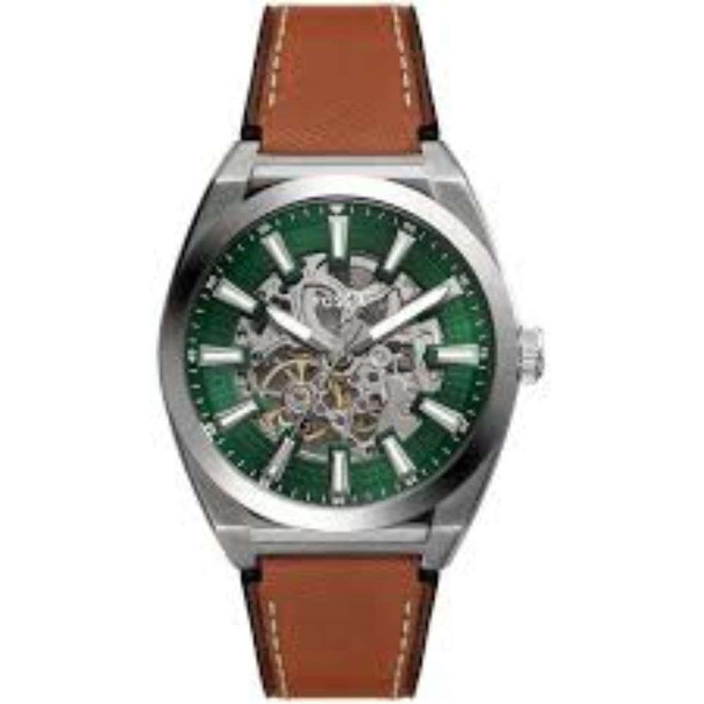 Relógio Fossil Masculino Ref: Me3261/0vn Automático Esqueleto Prateado