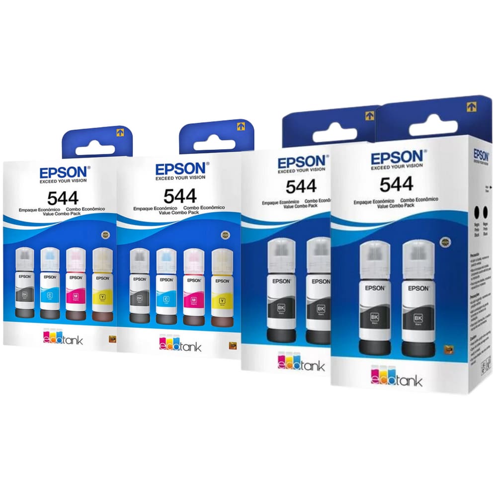 KIT 12 REFIL TINTA PARA EPSON autêntico T544 L3110 L3150 L3250 COLOR