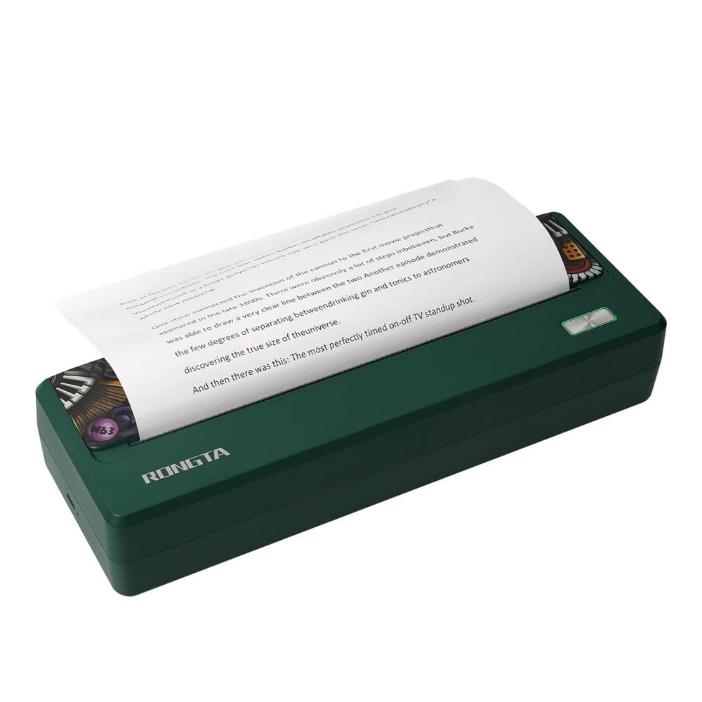 Impressora portátil Rongta Wireless Bluetooth 300DPI com 2600mAh