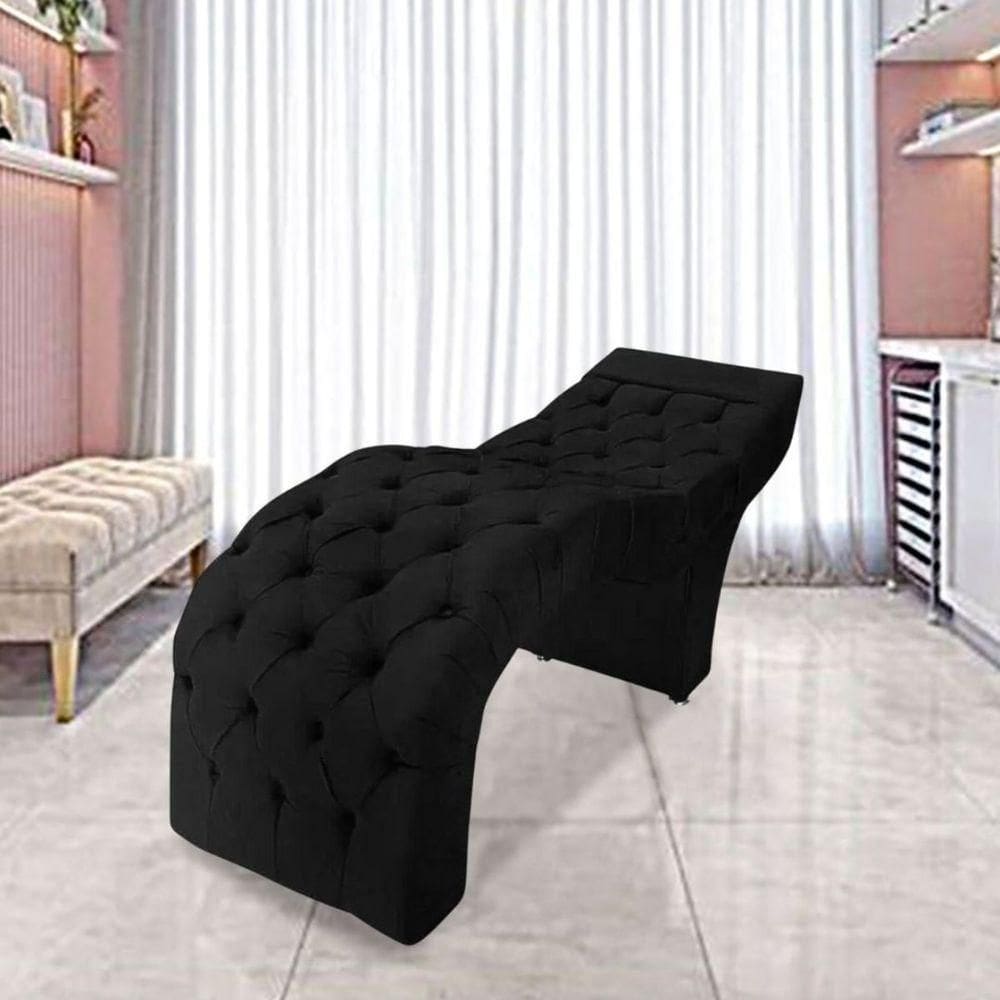 Maca Estofada Estética Cílios Salão Spa Suede Hellen Preto