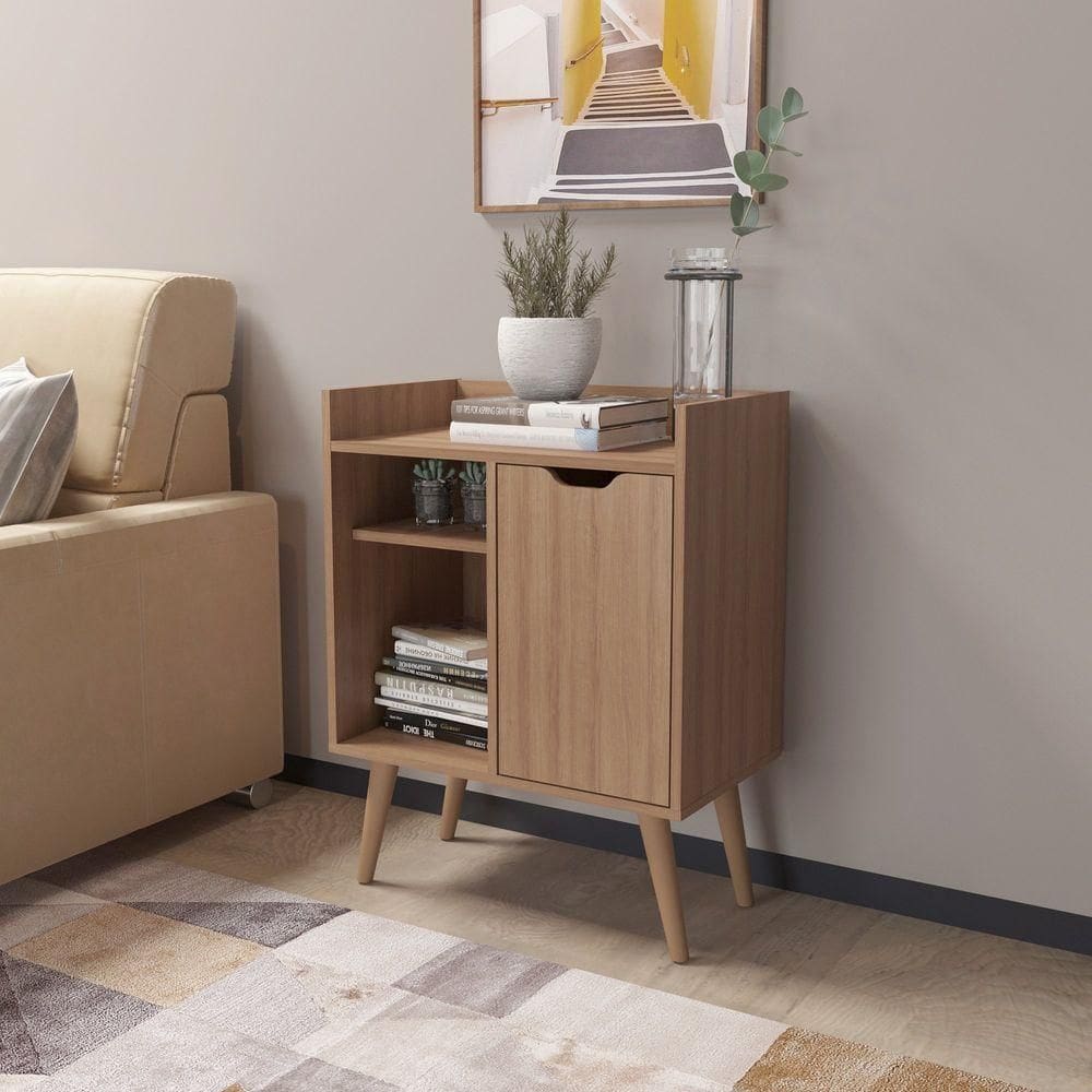 Aparador Bar/café Multifuncional Com 1 Porta Amêndoa