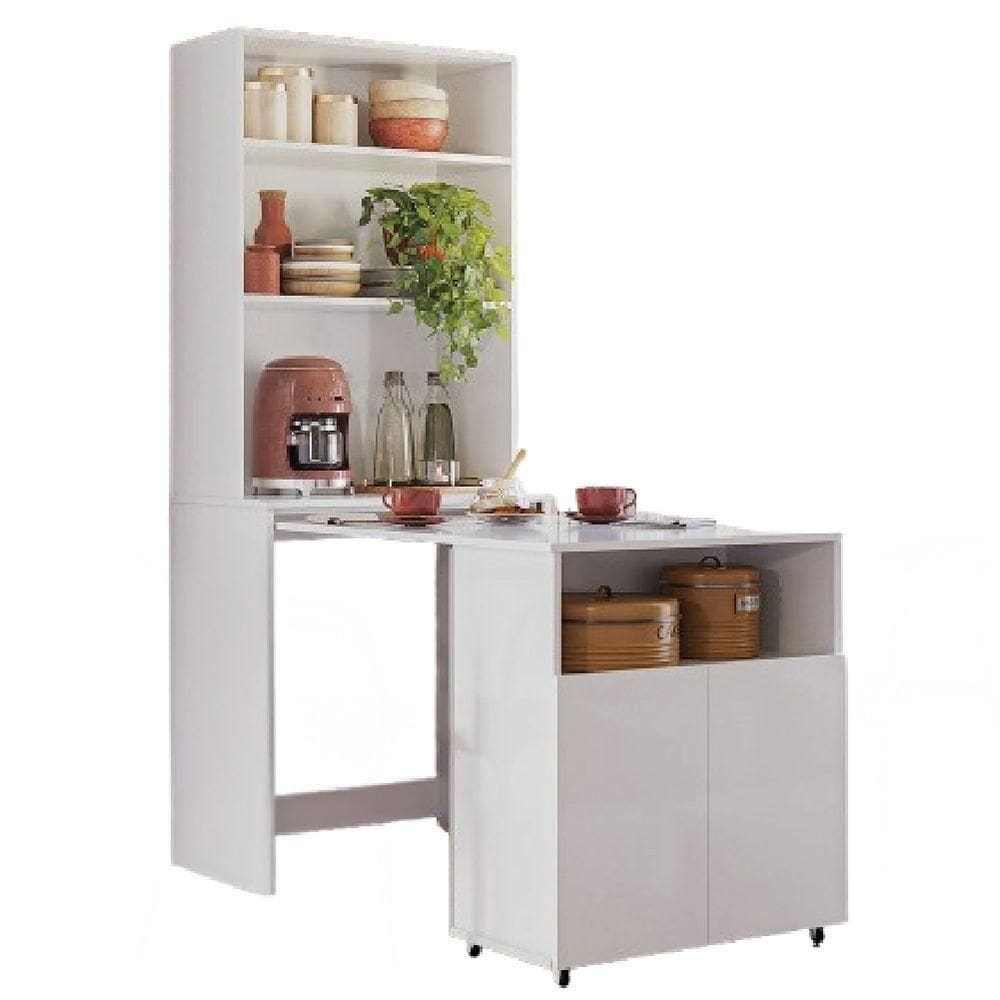 Armário De Cozinha Multifuncional Mesa Retrátil Paraná