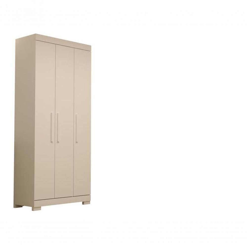 Guarda-roupa Infantil Canadá 3 Portas E 2 Gavetas 100% Mdf Linhamobília Bran/rosa/azul/lilas