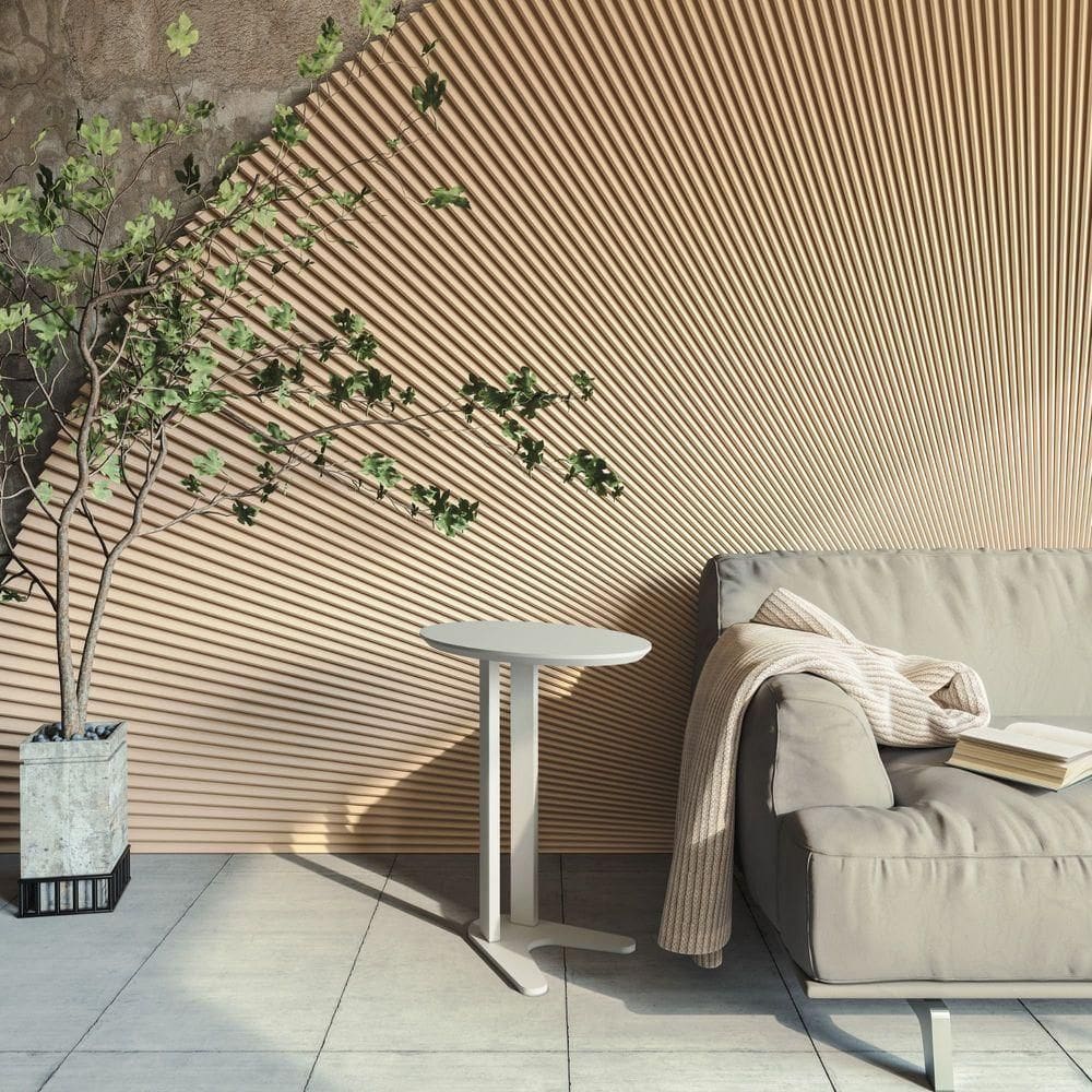 Mesa Auxiliar Oval 60cm - Dalla Costa Off White