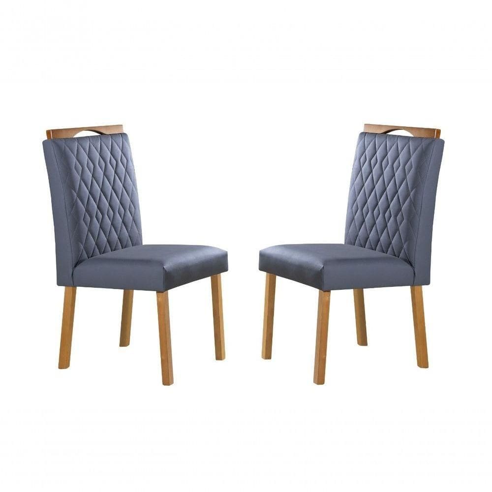 Cadeiras Para Mesa De Jantar Estofada - Amsterdã - Art Salas