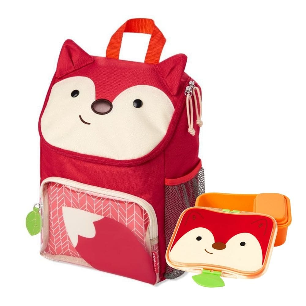 Kit Mochila Escolar e Lancheira Zoo Raposa - Skip Hop