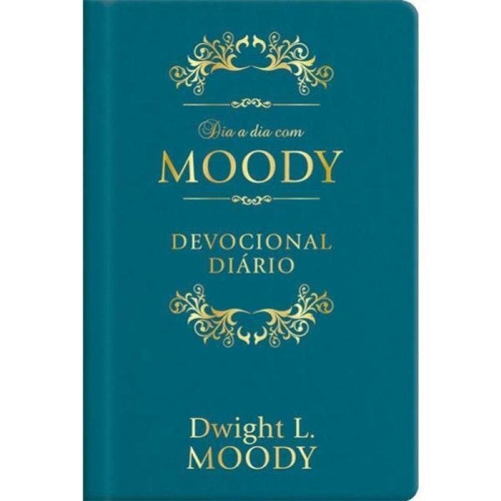 Dia A Dia Com D. L. Moody - Devocional Diário - Capa Couro