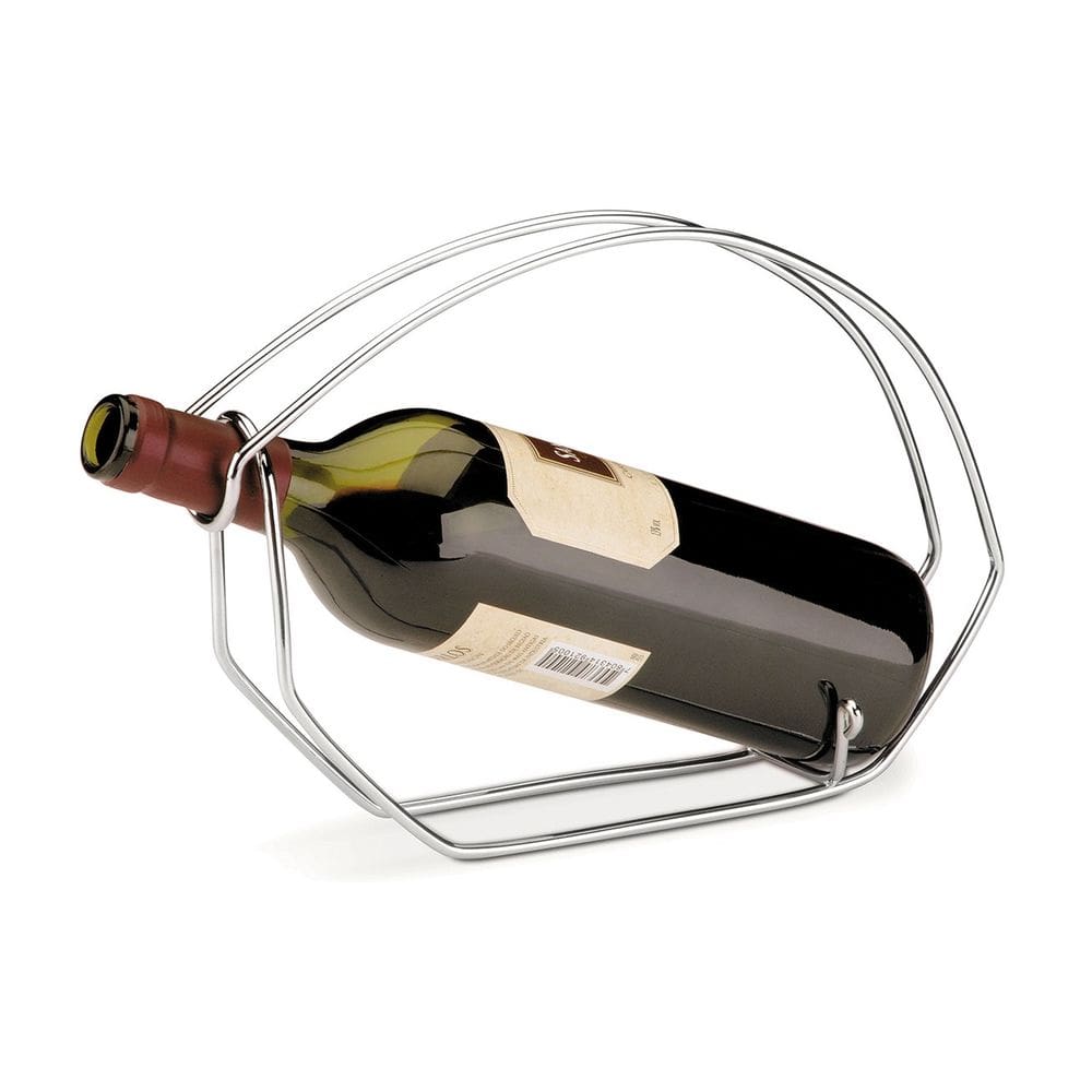 Suporte Para Garrafa de Vinho de Mesa em Aço Expositor Forma