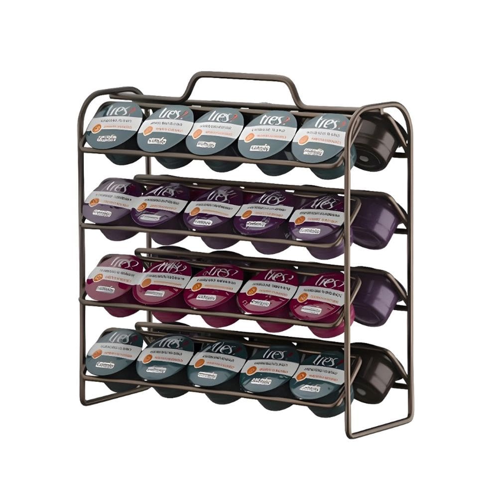 Suporte Organizador 40 Cápsulas Expresso 3 Corações Cor Café - 1146CF Future