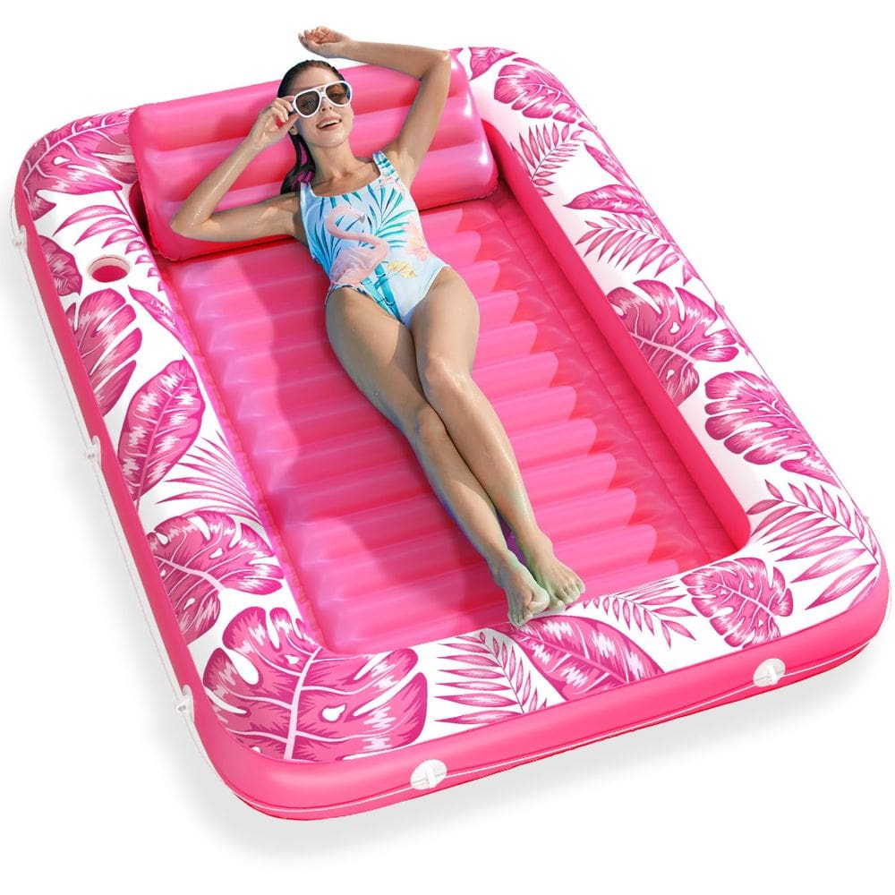 Espreguiçadeira de bronzeamento inflável Float Jasonwell 4 em 1