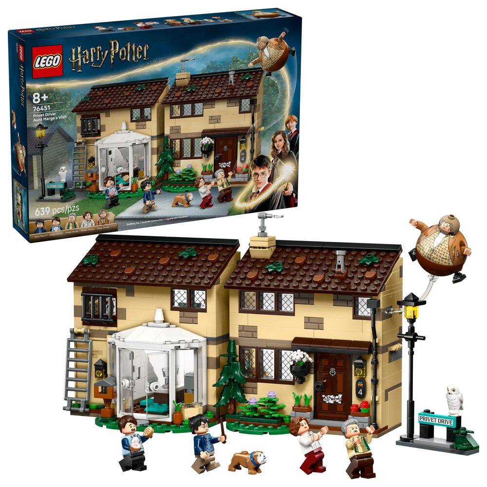 Brinquedo LEGO Harry Potter Privet Drive Visita da Tia Marge 76451