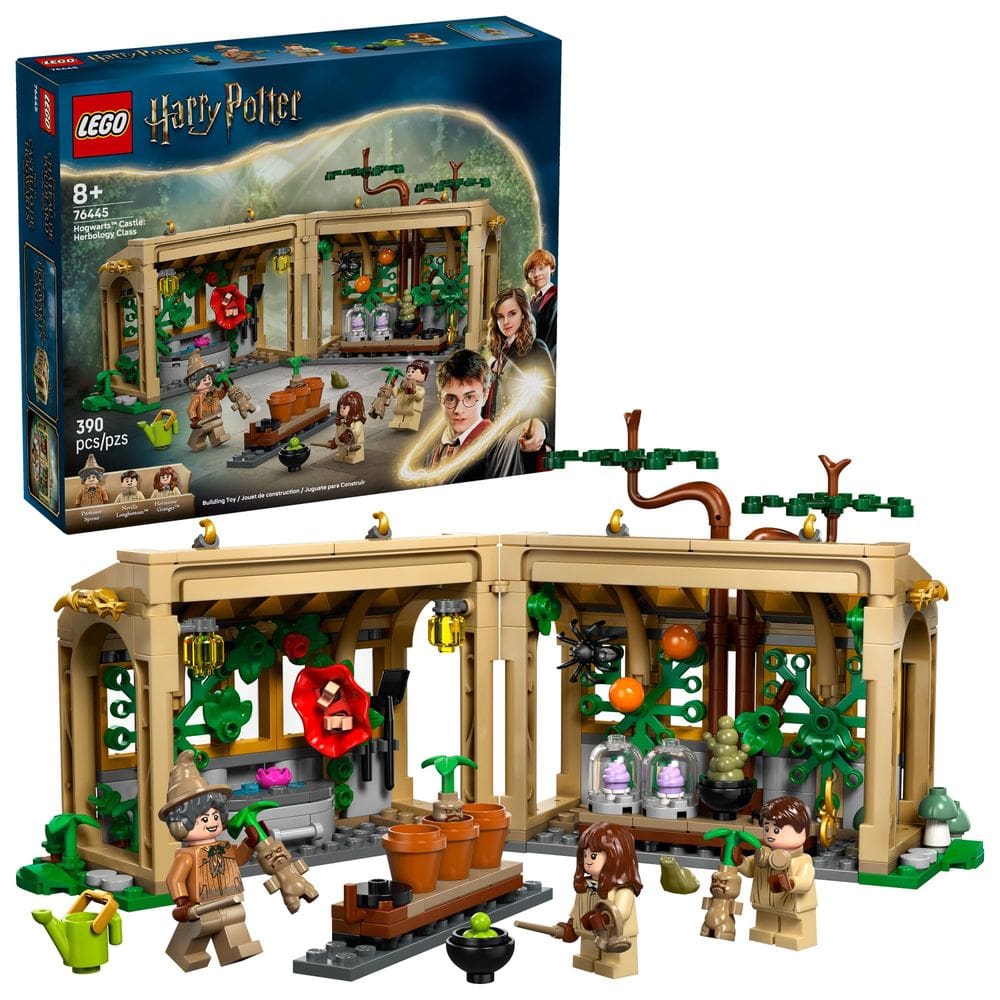 Brinquedo LEGO Harry Potter, Castelo de Hogwarts, Herbologia, Classe 76445