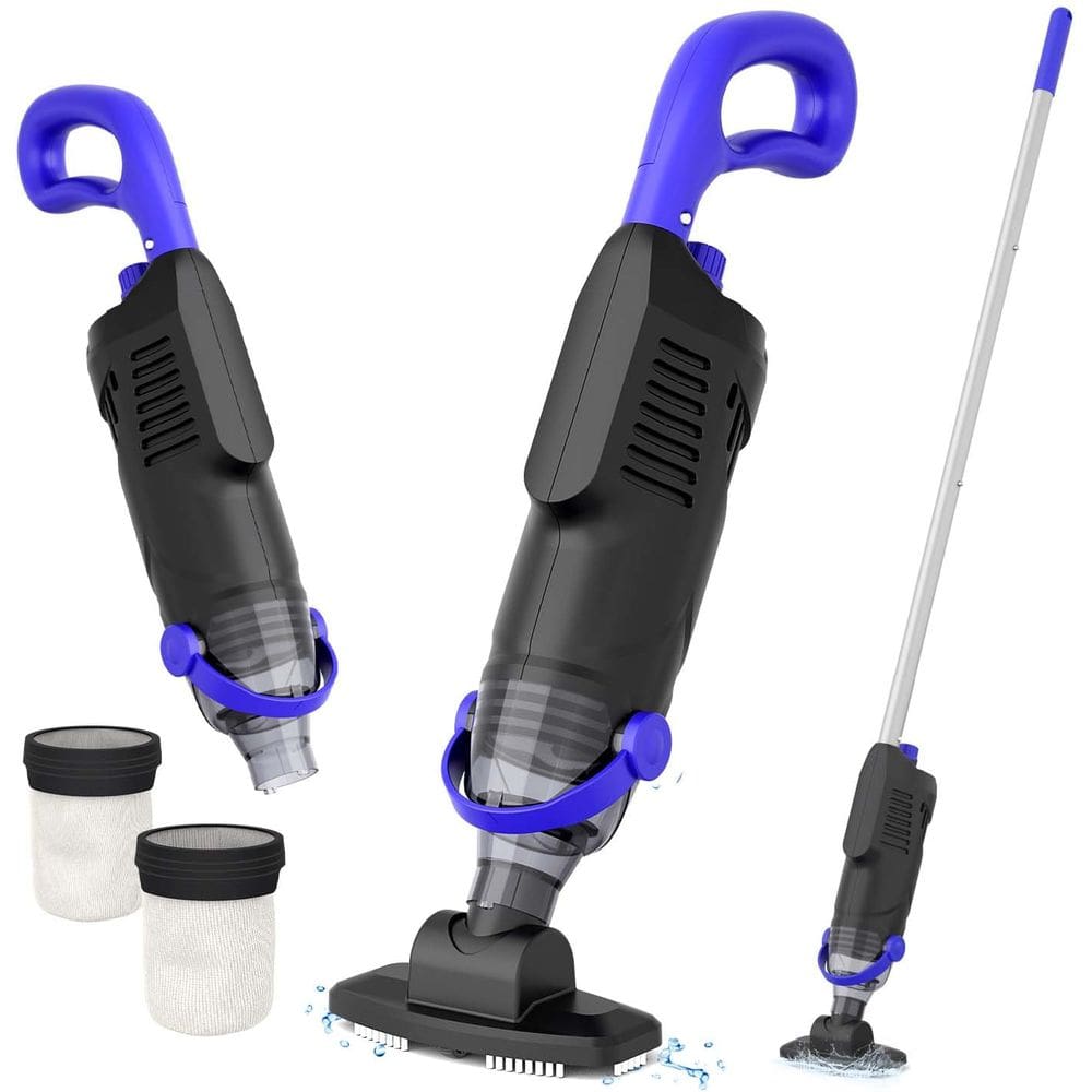 Aspirador de piscina nichro portátil recarregável de 60 W para superfície