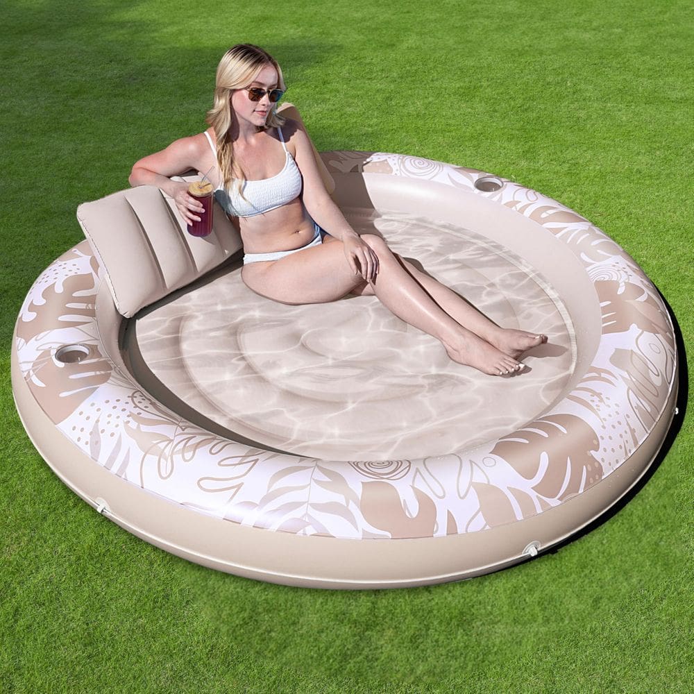 Espreguiçadeira de bronzeamento inflável Float SLOOSH Champagne