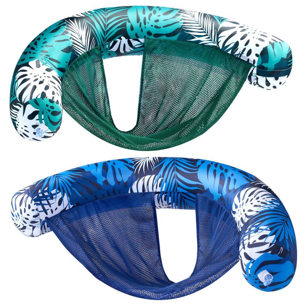 Cadeira Pool Floats Sloosh Inflável Noodle Adult, 2 pacotes