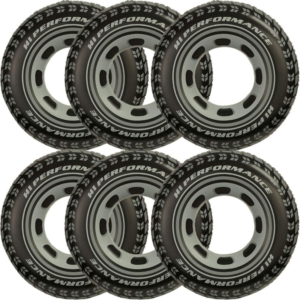 Tubos de pneus infláveis Intex 36cm para piscina (pacote com 6)