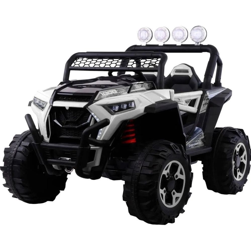 Quadriciclo Eletrico 2 Lugares Utv 4X4 12V Branco - Importway