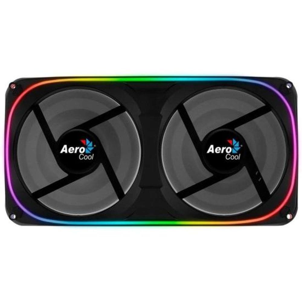 Cooler Dual Fan Aerocool Astro 240mm RGB 6 pinos