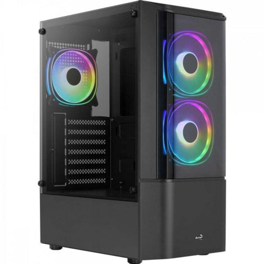 Gabinete ATX Quantum V2 AeroCool Vidro Temperado